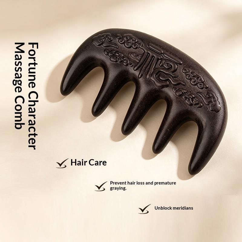 Herbal Wellness Massage - Sisir Pijat Kulit Kepala Herbal Alami,