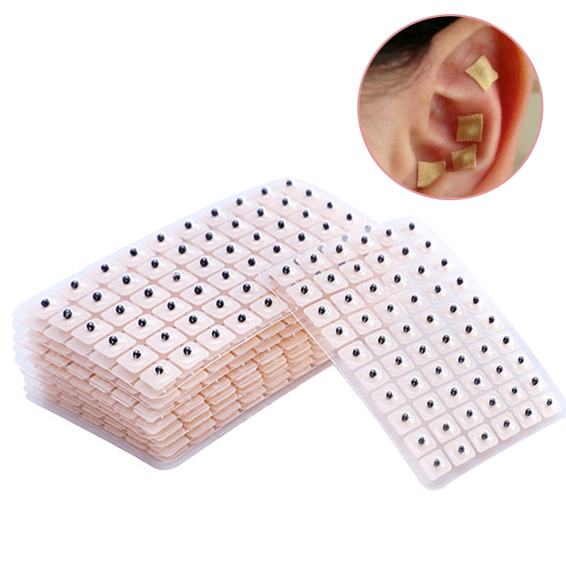 600Pcs Stiker Telinga Biji Cow - Herbal Wellness Massage ulasan dan harga
